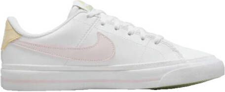 Nike Court Legacy sneakers wit lichtroze geel - Foto 7