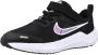 Nike Downshifter 12 NN PSV Sneakers Kinderen Black White Dk Smoke Grey - Thumbnail 4