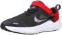 Nike Downshifter 12 Next Nature hardloopschoenen antraciet grijs rood kids - Thumbnail 8