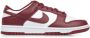 Nike Dunk Low Retro Heren Sneakers Schoenen Leer Rood-Wit DD1391 - Thumbnail 2
