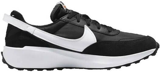 Nike Waffle Debut Sneakers Black White Orange Clear Heren