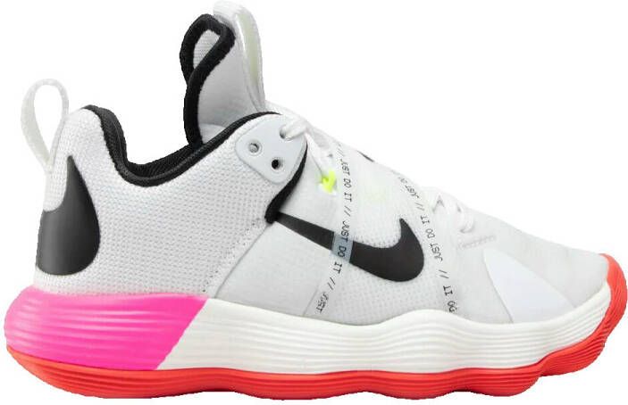 Nike React Hyperset SE Volleybalschoenen White Black Bright Crimson Pink Blaster - Foto 2