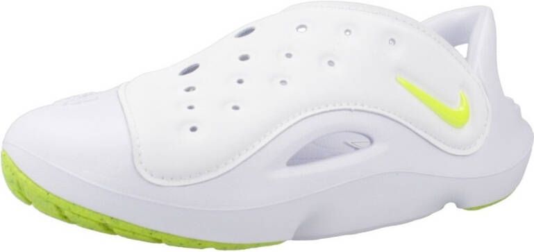 Nike Sandalen voor kleuters Aqua Swoosh White Pure Platinum Volt White Pure Platinum Volt