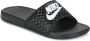 Nike Benassi Dames Slippers en Sandalen Zwart Maat: 40.5 Mesh Synthetisch Foot Locker - Thumbnail 4