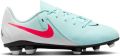 Nike MG Low-top voetbalschoenen voor kleuters kids (meerdere ondergronden) Jr. Phantom GX 2 Club Green - Blauw