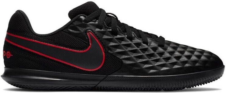 Nike tiempo legend 8 club ic voetbalschoenen zwart rood kinderen