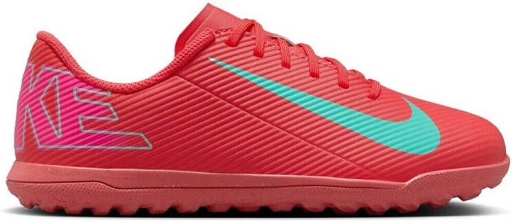 Nike Low-top voetbalschoenen voor kleuters kids (turf) Jr. Mercurial Vapor 16 Club Ember Glow Aurora Green- Ember Glow Aurora Green - Foto 2