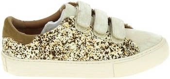 No Name Sneakers Arcade Straps Pony Blanc Sand