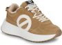 No Name Leren Sneakers met Uitneembare Binnenzool Beige Dames - Thumbnail 3