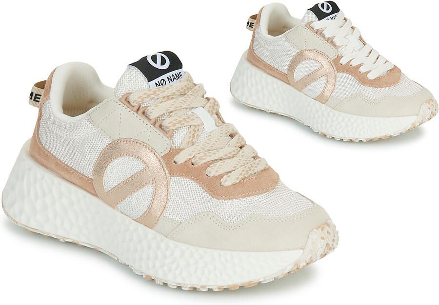 No Name Carter Jogger beige bronskleurige leren sportschoenen - Foto 3