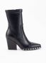 NOA HARMON Enkellaarsjes Dames 009095 Maat: 41 Materiaal: Leatherlook Kleur: Zwart - Thumbnail 4