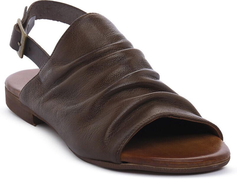 Nuova Cuoieria Platte sandalen MORO