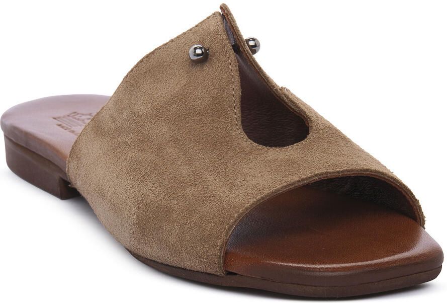 Nuova Cuoieria Platte sandalen SABBIA