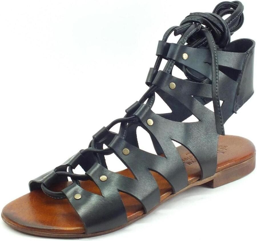 Nuova Cuoieria Platte sandalen E168-49