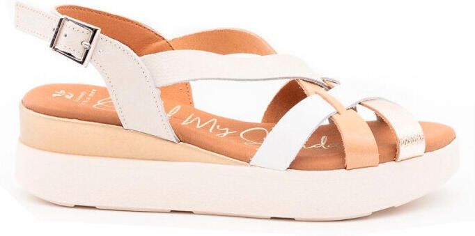 Oh My Sandals Sandalen met sleehak 5960