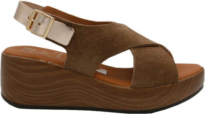Oh My Sandals Sandalen met sleehak 6039