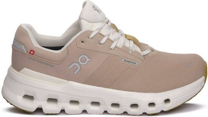 On Women's Cloudrunner 2 Waterproof Hardloopschoenen beige - Foto 2