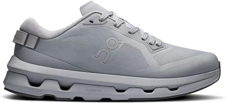 On Cloudz e Sneakers Dames Grijs Mesh Synthetisch