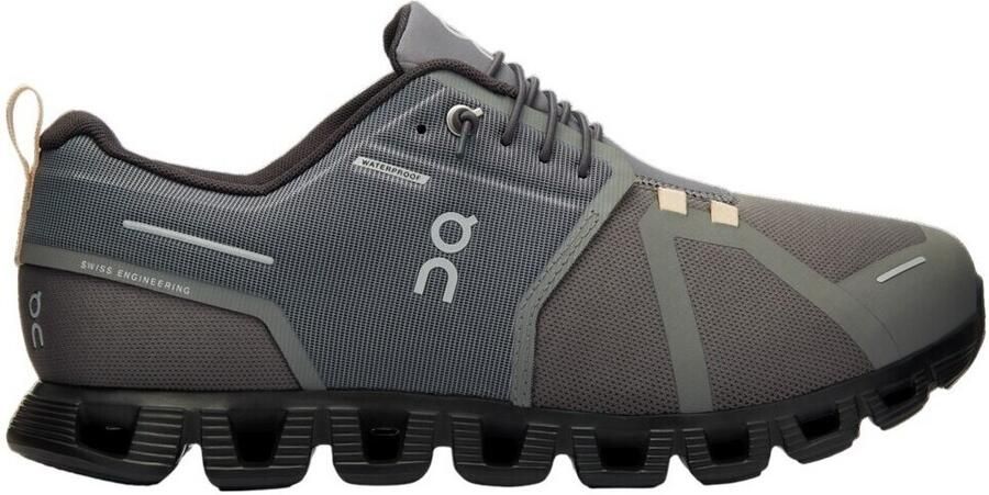 ON Running Cloud 5 Waterproof Grey- Heren Grey