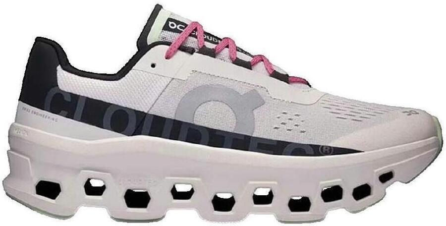 ON Running Ademende CloudMonster Sneakers met Speedboard Tussenzool White Heren - Foto 3