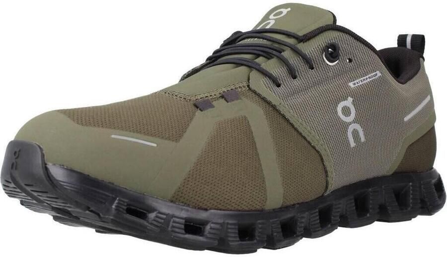 ON Running Cloud 5 WP Waterproof Heren Hardloopschoenen Running Schoenen Sportschoenen Olive-Black - Foto 11