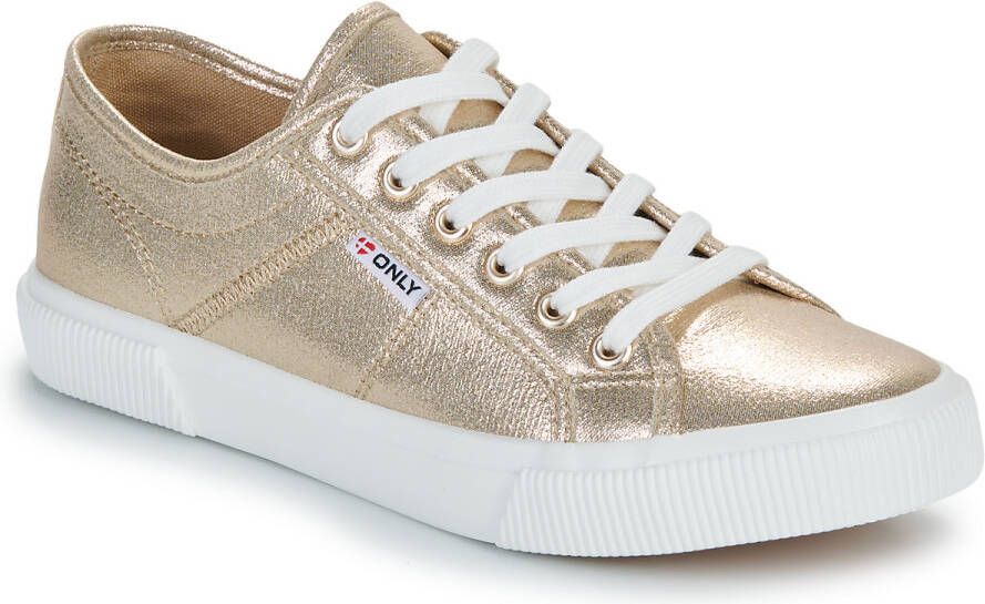 Only Lage Sneakers ONLNICOLA CANVAS SNEAKER METALLIC