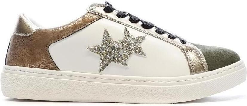 ONLY Sneakers laag 'ONLLEA' beige olijfgroen wit