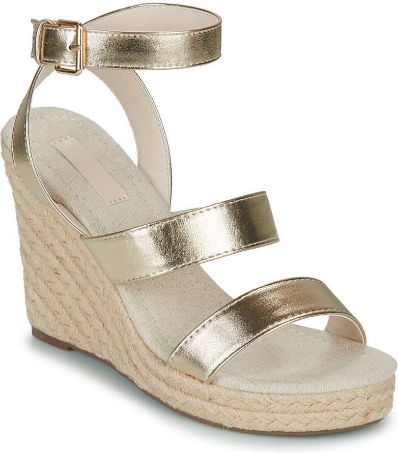 Only Sandalen ONLAMELIA-16 WEDGE SANDAL FOIL