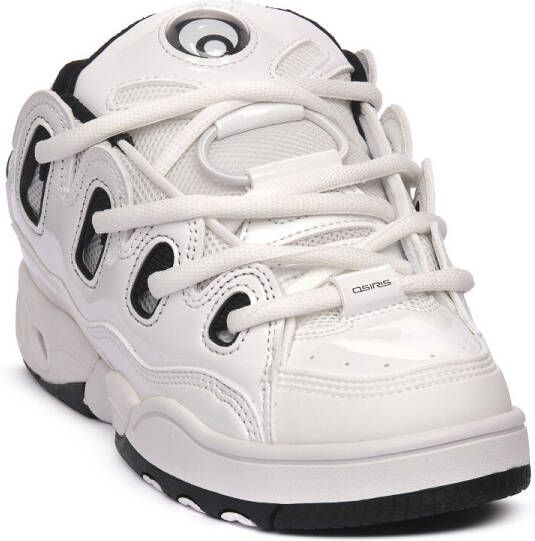 Osiris Lage Sneakers D3 OG WHITE BLACK
