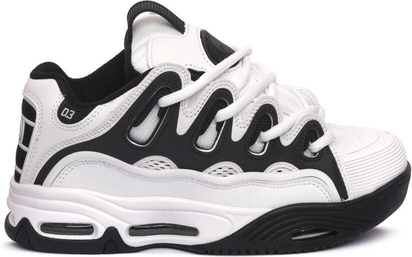 Osiris Lage Sneakers D3 WHITE BLK