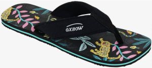 Oxbow Teenslippers Bedrukte katoenen slippers met riem P1VLATAN