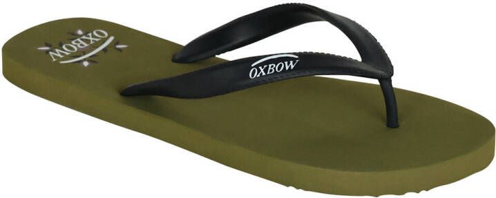 Oxbow Teenslippers Effen teenslipper met rubberen band VRIYO