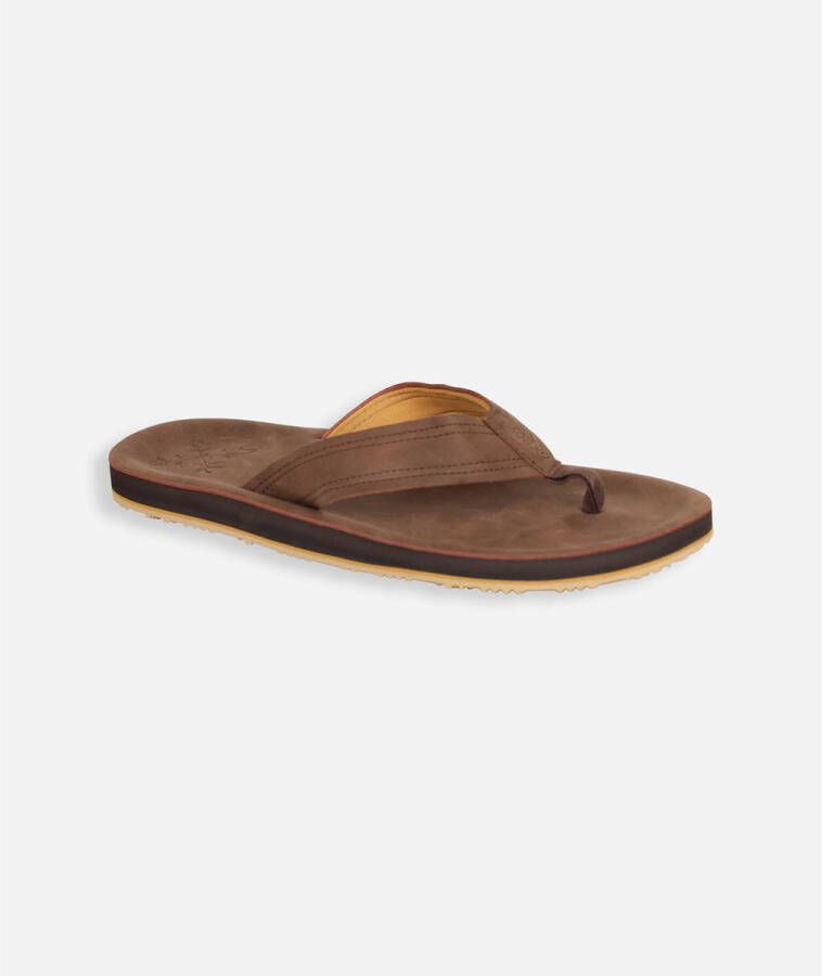 Oxbow Teenslippers Gegoten leren slippers VISKO