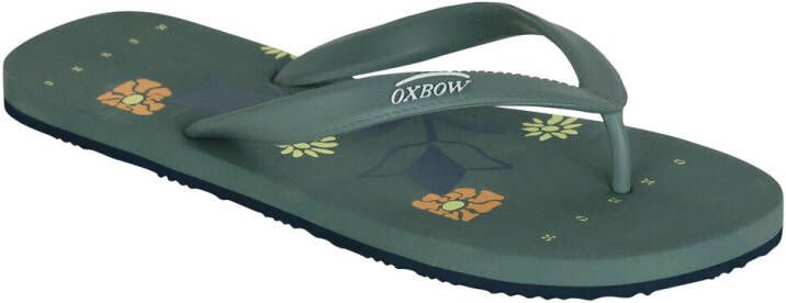 Oxbow Teenslippers Grafische teenslipper met rubberen band VERIEM