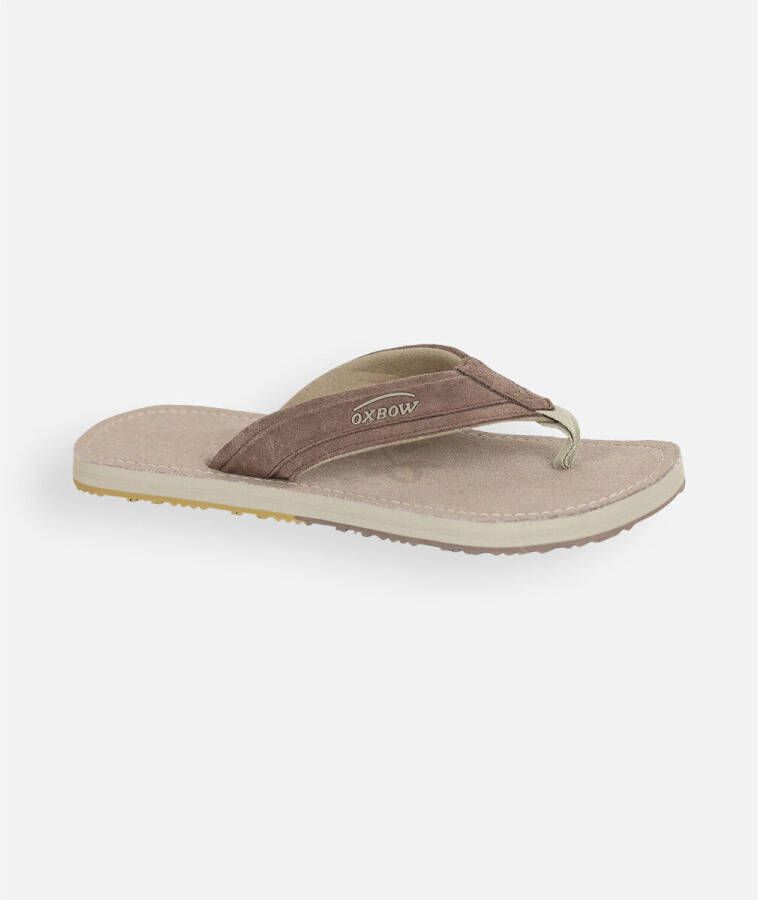 Oxbow Teenslippers Slippers van gemengde stoffen suède stra VALLY