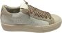 P448 Witte Leren Platform Sneakers Beige Dames - Thumbnail 8