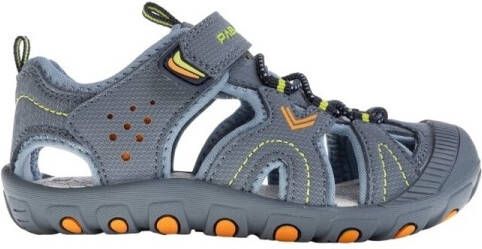 Pablosky Sandalen BLACK Steel Baby Sandals 981910 Blue-Orange-Neon Yellow