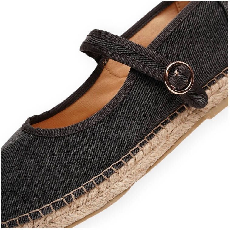 Paez Ballerina's Mary Jane Raw W Essential Charcoal