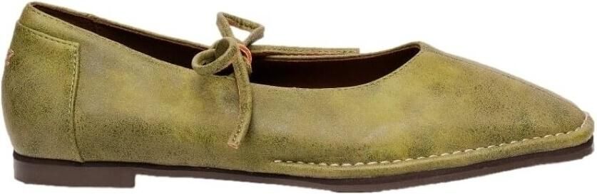 Paez Ballerina's Tulipa Microfiber Napa W Sycamore Green