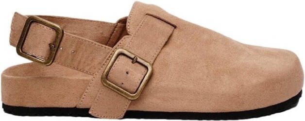 Paez Pantoffels Clog Bio Vegan Suede Sand
