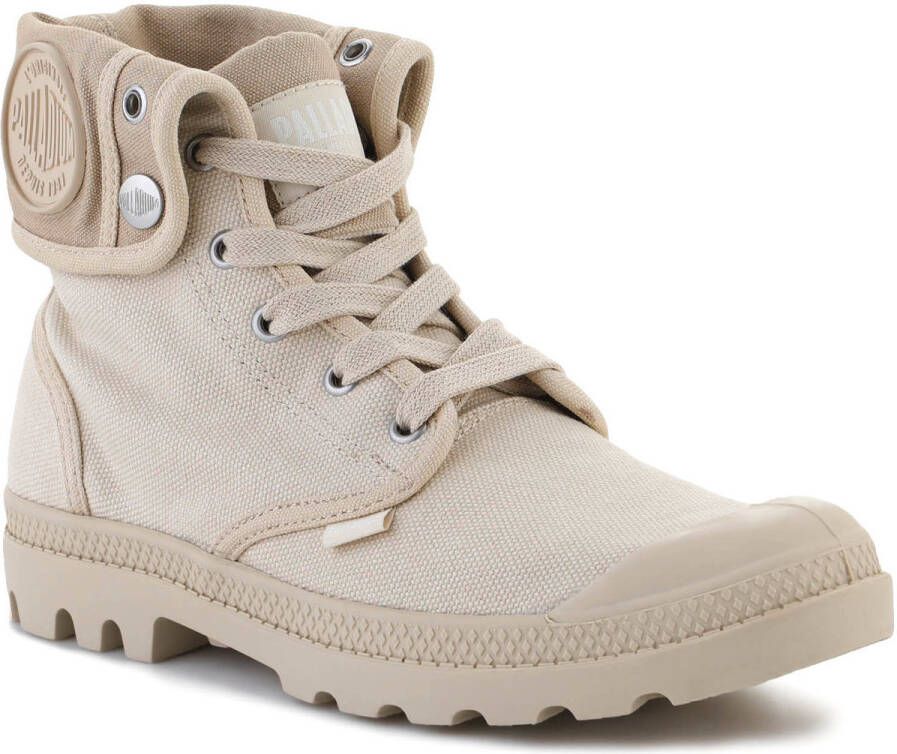 Palladium Womens Pampa Hi Veterboots Laarzen Met Veters Dames Beige - Foto 10