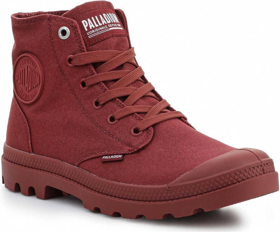 Palladium Hoge Sneakers Mono Chrome Wax Red 73089-658-M