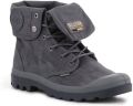 Palladium Hoge Sneakers Pampa Baggy Wax - Grijs