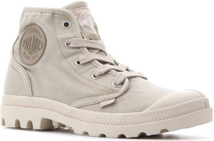 Palladium Womens Pampa Hi Veterboots Laarzen Met Veters Dames Beige - Foto 18