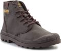 Palladium Hoge Sneakers PAMPA HI COATED 74375-249-M Dark Cocoa - Bruin