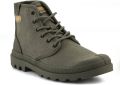 Palladium Hoge Sneakers PAMPA HI COATED 74375-377-M Dusky Green - Groen