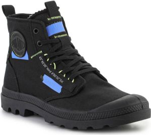 Palladium Hoge Sneakers Pampa HI Re-Craft Black Blue 77220-005-M