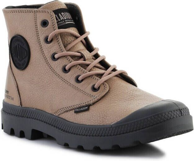 Palladium Pampa Hi Supply Leather Heren Laarzen Leer Boots Bruin 77963-297-M - Foto 2