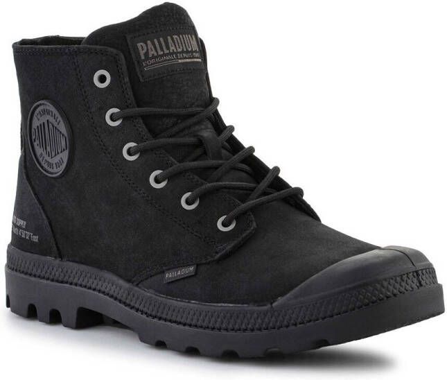 Palladium Pampa Hi Supply Lth 77963-001-M Unisex Zwart Sneakers