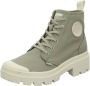 Palladium Hoge veterschoenen PALLABASE twill van textiel - Thumbnail 3